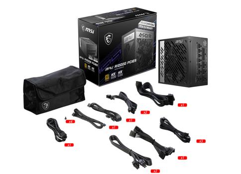 MSI Mpg A1000G Pcie5 Power Supply  (306-7ZP7C11-CE0)