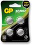GP Lithium Cell Battery CR2032, 3V, Safety Seal, 4-pack