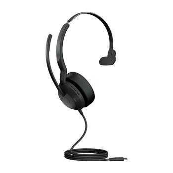 JABRA a Evolve2 50 MS Mono - Headset - on-ear - wired - active noise cancelling - USB-C - black (25089-899-899)