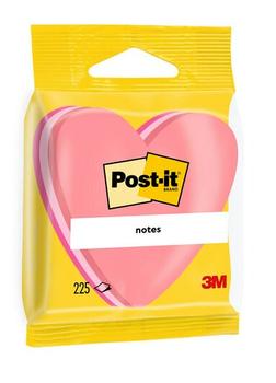 3M Post-it Notes 70x70 ""heart"" neon 225 sheets (7100172402*3)