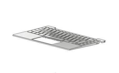 HP TOP COVER WOD W TP TDB W KB BL (L96807-251)