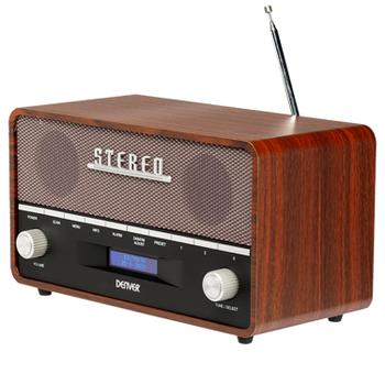 DENVER DAB-36 - DAB bærbar radio - Blu (DAB-36)