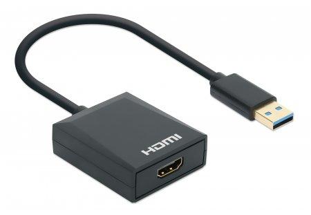 MANHATTAN Usb-A To Hdmi Cable,  (153690)