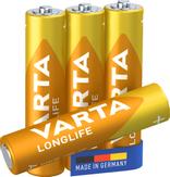 VARTA Longlife Extra batteri - 4 x AAA / LR03 - Alkalisk (04103101414)