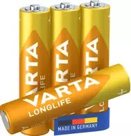 VARTA Longlife Extra batteri - 4 x AAA / LR03 - Alkalisk