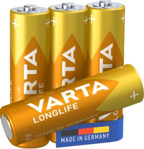 VARTA Batteri VARTA Longlife AA LR6 Blisterpak 4 stk. (4106 101 414)