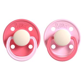 REBAEL Pacifier 2-Pack Size 1 Hot Pearly Flamingo / Rising Pearly Lobster (5744002333531)