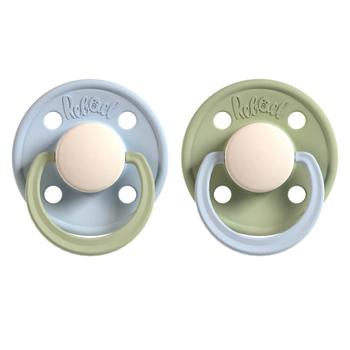 REBAEL Pacifier 2-Pack Size 1 Cold Pearly Dolphin / Cloudy Pearly Elephant (5744002333524)