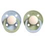 REBAEL Pacifier 2-Pack Size 1 Cold Pearly Dolphin / Cloudy Pearly Elephant