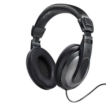 HAMA Headphone Over-Ear Wired Shell Black (00184143)