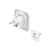 HAMA Traveladapter Type E/F Universal World-EU White