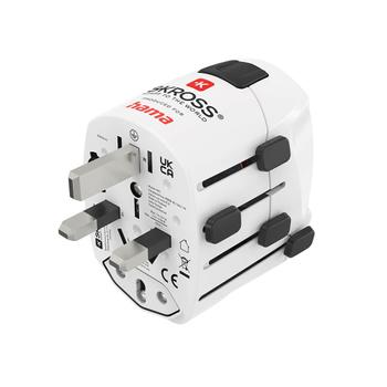 HAMA World Travel Adapter Pro EU-WORLD 3-pin (00223471)