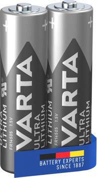 VARTA 1x2 Professional Lithium Mignon AA LR 6 (06106301402)
