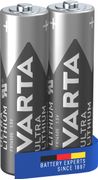 VARTA 1x2 Professional Lithium Mignon AA LR 6