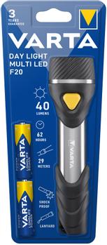 VARTA Day Light Multi LED F20 Taschenlampe mit 9 x 5mm LEDs (16632101421)