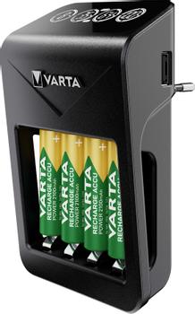 VARTA LCD Plug Charger+ 4x AA 56706 2100mAh (57687101441)