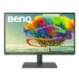 BENQ DesignVue PD2705U - LED monitor - 27" - 3840 x 2160 4K UHD (2160p) @ 60 Hz - IPS - 350 cd/m² - 1200:1 - HDR10 - 5 ms - HDMI, DisplayPort, USB-C - speakers