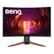 BENQ Mobiuz EX3210R - LED monitor - curved - 32" (31.5" viewable) - 2560 x 1440 QHD @ 165 Hz - VA - 400 cd/m² - 2500:1 - DisplayHDR 400 - 1 ms - 2xHDMI, DisplayPort - speakers with subwoofer