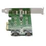 STARTECH 3 Port M.2 NGFF SSD Card Adapter - PCI Express 3.0 M.2 Card (PEXM2SAT32N1)