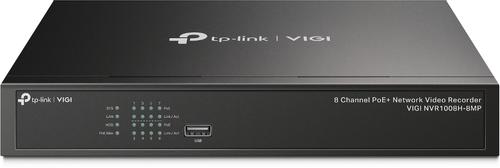 TP-LINK 8 Channel PoE Network Video Recorder
SPEC: H.265+/ H.265/ H.264+/ H.264,  Up to 8MP resolution,  Decoding capability/ 8-ch@2MP/ 4-ch @4MP,80 Mbps Incoming Bandwidth(up to 8 channels), 8  10/100 Mbps PoE+ Port (VIGI NVR1008H-8MP)