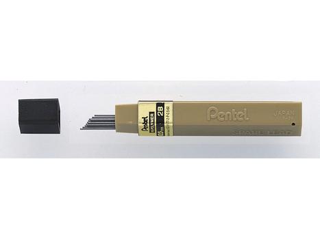 PENTEL Pencil Lead Refill 2B 0.5mm Lead 12 Leads Per Tube (Pack 12) C505-2B (C505-2B)