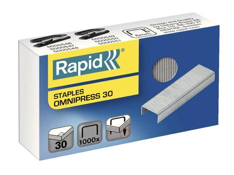 RAPID Staples Rapid Omnipress 30 Box of 1000 (5000559*10)