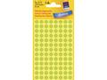 AVERY Etiket Avery neon grøn Ø8mm 3179 416stk/pak