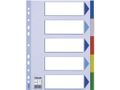 ESSELTE Divider PP A4 5 tabs multicolour