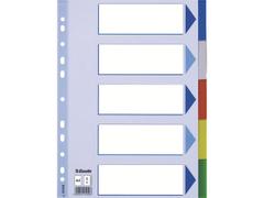 ESSELTE PP Divid.A4 5 Col.Tabs
