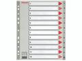 ESSELTE Indices  PP A4 Maxi 1-12 Grey