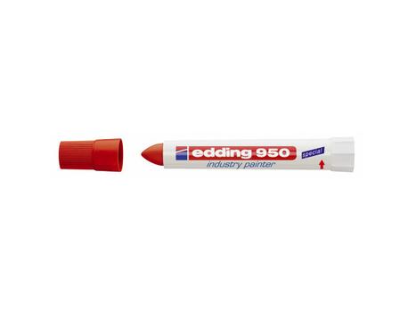 EDDING Marker Edding 950 permanent rød 10mm (703001002*10)