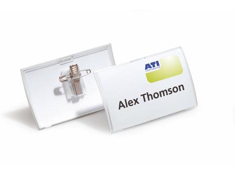 DURABLE Namnskylt DURABLE 90x54mm 25/FP (870149)