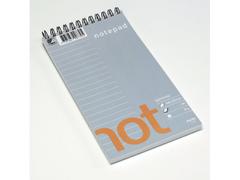 BANTEX Notesblok Bantex 102x210mm lin. Wire-o spiral 70g 100blade