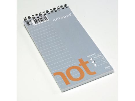 BANTEX Notesblok Bantex 102x210mm lin. Wire-o spiral 70g 100blade (100051810*10)