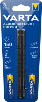 VARTA Aluminium Light F10 Pro flashlight,  inc. 2x AAA (16606101421)