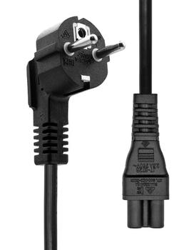 ProXtend Power Cord Schuko Angled to C5 3M (PC-FAC5-003)