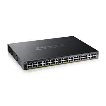 ZYXEL XGS2220-54FP L3 Access Switch 960W PoE 40xPoE+/ 10xPoE++ 48x1G RJ45 2x10mG RJ45 4x10G SFP+ Uplink incl. 1Year NebulaFlex Pro (XGS2220-54FP-EU0101F)