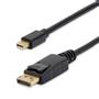 STARTECH 3 FT MINI DISPLAYPORT TO DISPLAYPORT ADAPTER CABLE - M/M ACCS (MDP2DPMM3)