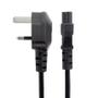 STARTECH StarTech.com 2m UK Laptop Stroomkabel,  BS 1363 to C5 (Clover Leaf), 2.5A 250V, 18AWG, UK Laptop Vervangkabel,  Printer Voedingskabel,  Laptop Lader Kabel / Laadkabel (PXTNB3SUK2M) - Voedingskabel - IEC  (PXTNB3SUK2M)