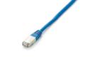 EQUIP PATCH CBL CAT.6A S/FTP (PIMF) LSOH BLUE 5M CABL (605634)