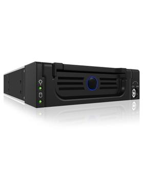 ICY BOX 5.25  SATA - SATA MOBILE RACK BLACK FULL ALUMINIUM HOT SWAP UK (IB-138SK-B-II)