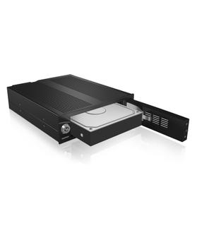 ICY BOX Mobile Rack 5,25' for 3,5'' SATA HDD, fan, black (IB-170SK-B)