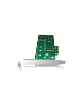 ICY BOX PCI Card 2x M.2 SSD -> SATA3 PCIe x4 Host (IB-PCI209)