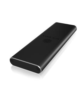 ICY BOX HD kabinett M.2 SSD SATA USB 3.0 - Svart (IB-183M2)