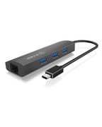 ICY BOX 3 Port USB 3.0 Hub & Gigabit-LAN