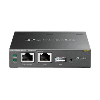 TP-LINK Omada Hardware Controller,  Up to 100 EAP +20 Switches +10 routers, Powered by 802.3af, Cloud Access (OC200)