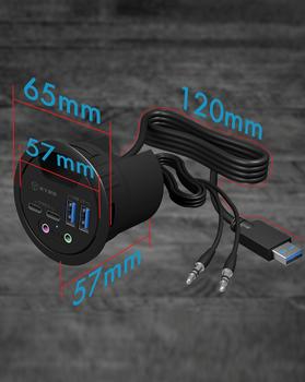 ICY BOX 5000 Mbit/S Anthracite (IB-HUB1403B)