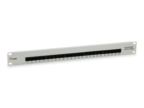 EQUIP 25-Port Cat.3 Rj45 Isdn Patch  (125296)
