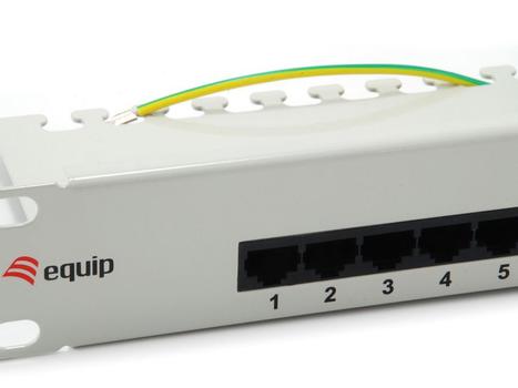 EQUIP 25-Port Cat.3 Rj45 Isdn Patch  (125296)