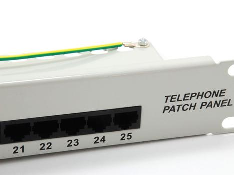 EQUIP 25-Port Cat.3 Rj45 Isdn Patch  (125296)